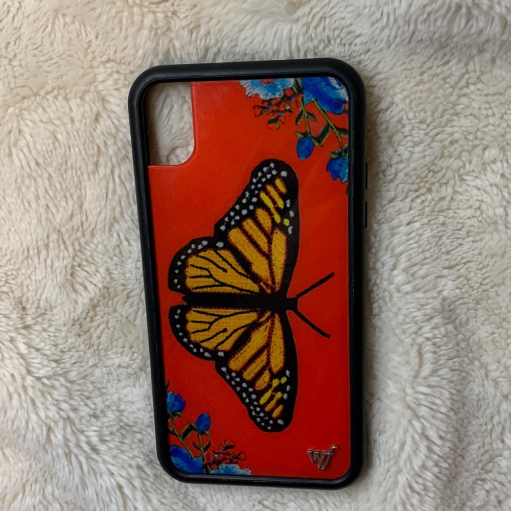 Rare Wildflower “Red Butterfly” XR case